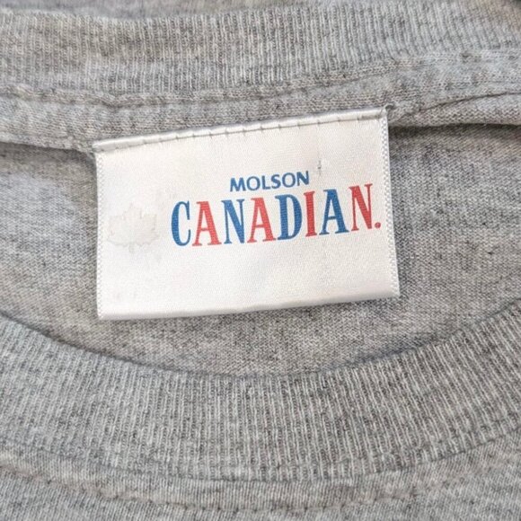 (2/$20) Vintage Molson "I AM CANADIAN" Tee - Picture 4 of 5